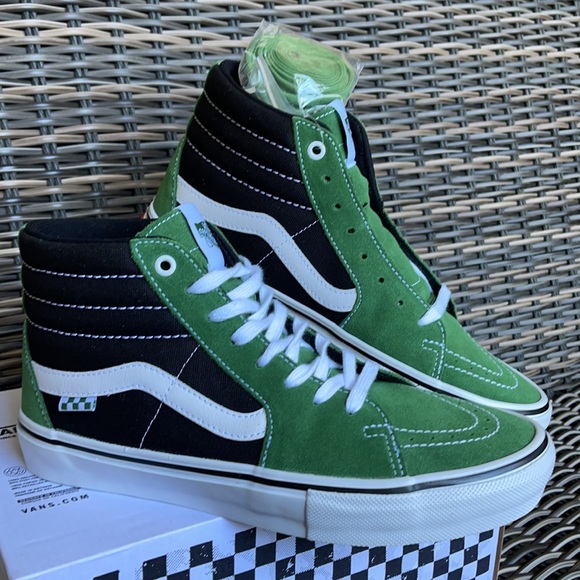 Vans Skate Sk8-Hi Juniper/Black MENS - Picture 6 of 16